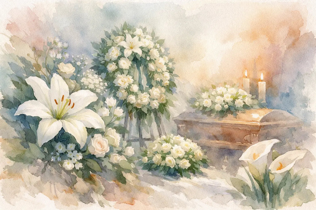 Arreglos florales fúnebres elegantes: cómo elegir
