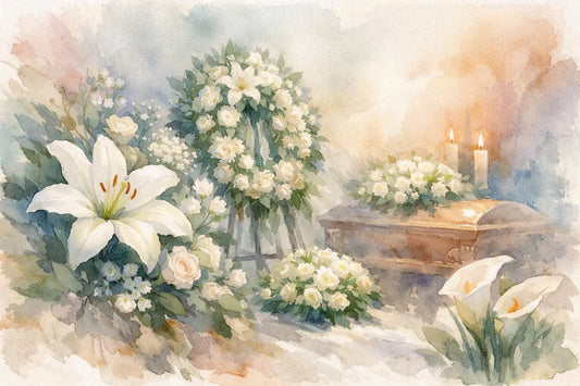 Arreglos florales fúnebres elegantes: cómo elegir