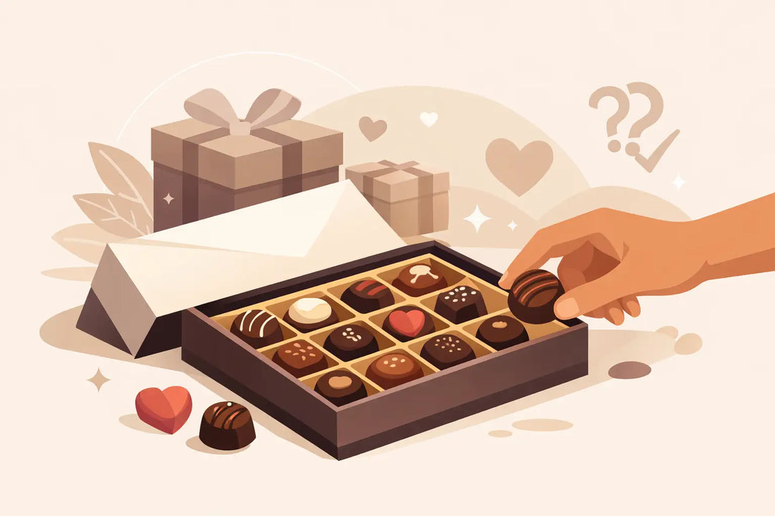 Caja de chocolates para regalar: cómo elegirla