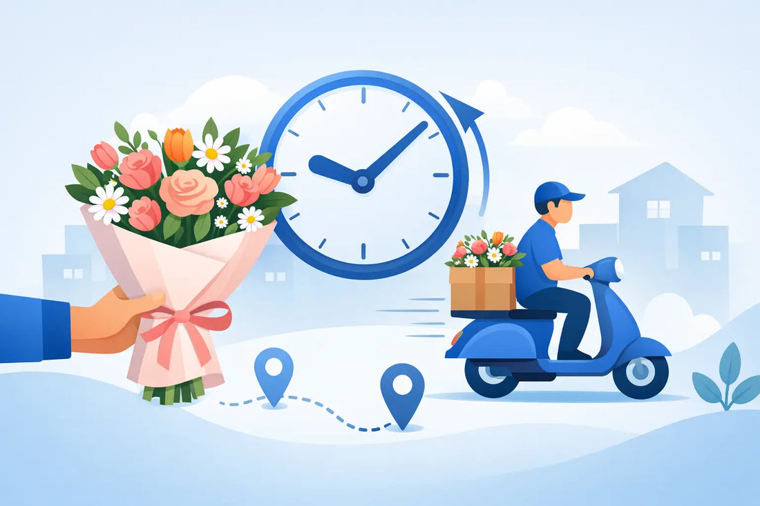 Envío de flores el mismo día: cuándo elegirlo