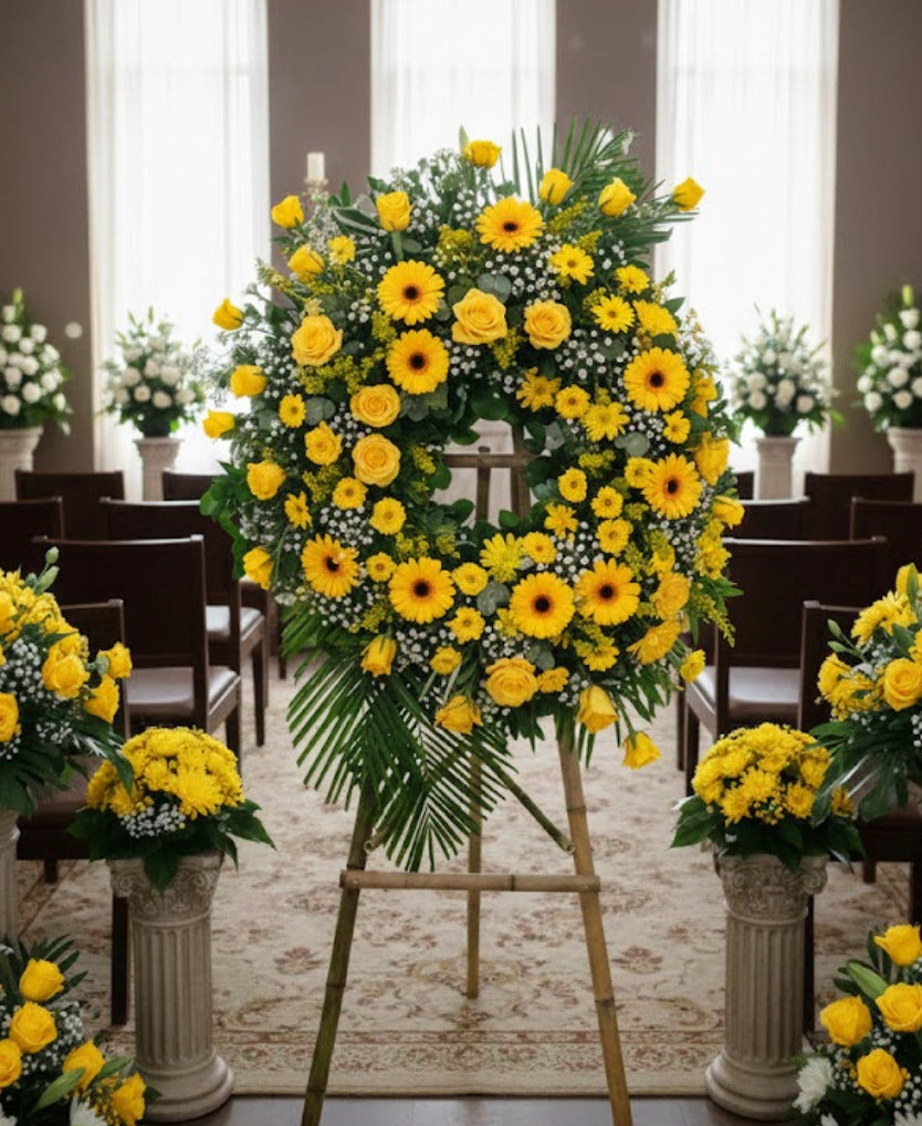 CORONA DE GERBERA