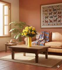COLOMBIA YELLOW VASE