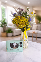 JARRON PRESERVADO + CHOCOLATES BUKAFLOR