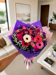 Bouquet de Primavera con Orquídeas