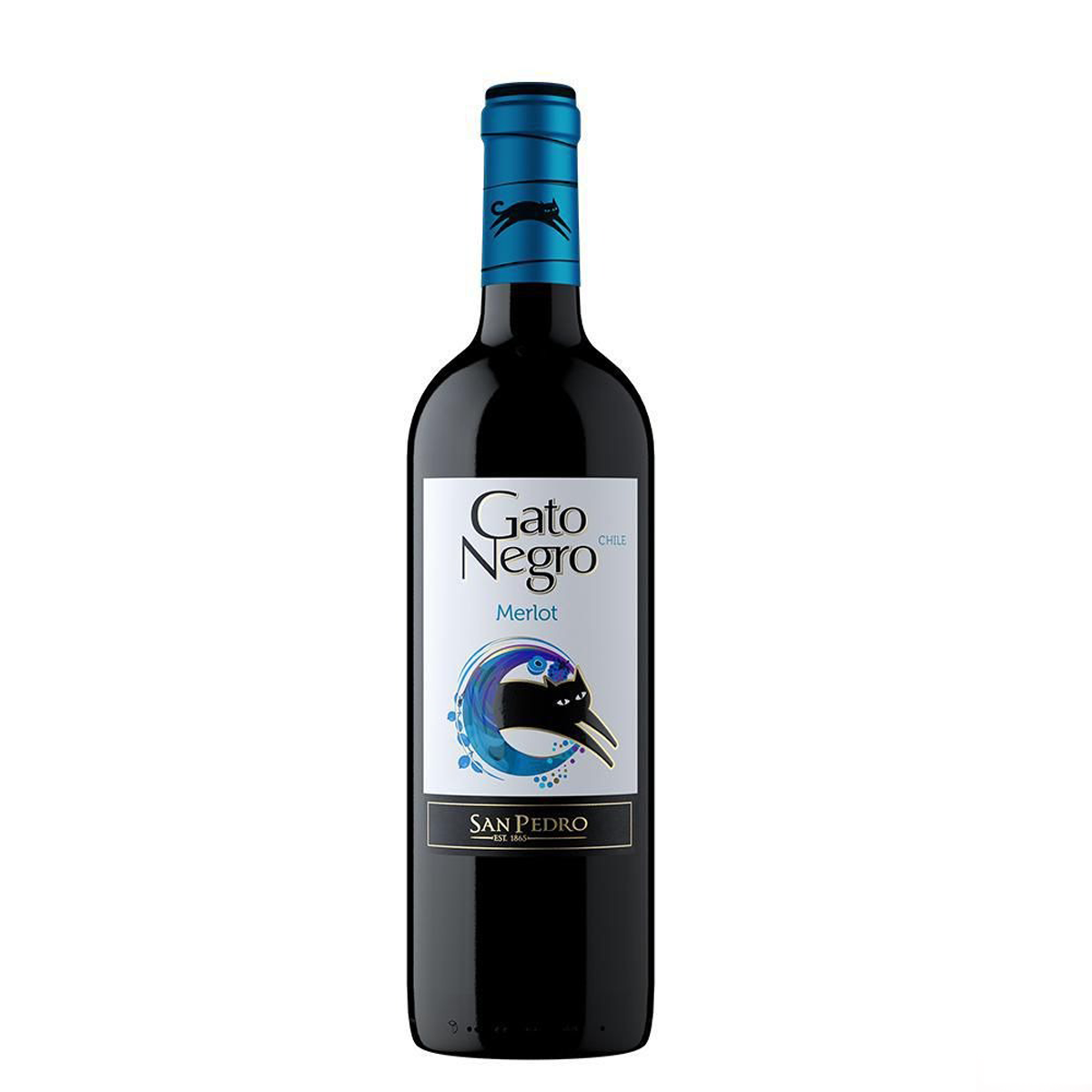 Vino Merlot Gato Negro x 750mL